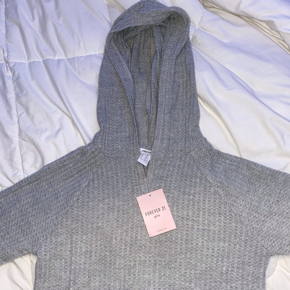 Long sleeve shirt with a hood